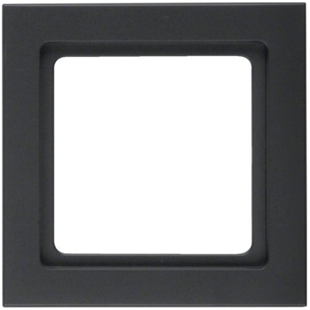 Hager 10116096 Plaque de commutation et obturateur Noir