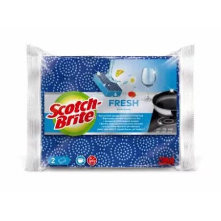 Scotch-Brite 7100226041 sponge Rectangular Blue 2 pc(s)