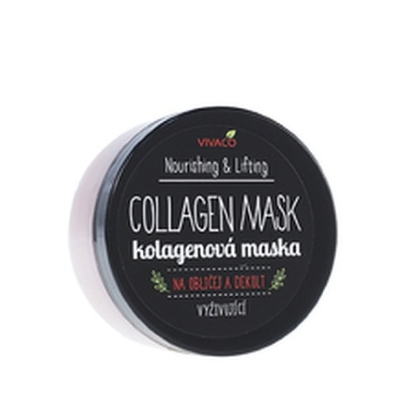 Vivaco Collagen Mask Nourishing & Lifting Collagen Mask For Face And Decollete