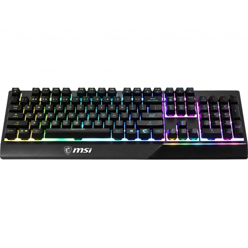 MSI VIGOR GK30 RGB MEMchanical Gaming Keyboard ' UK Layout, MECH. Membrane switches, 6-Zone RGB Lighting, RGB Mystic
