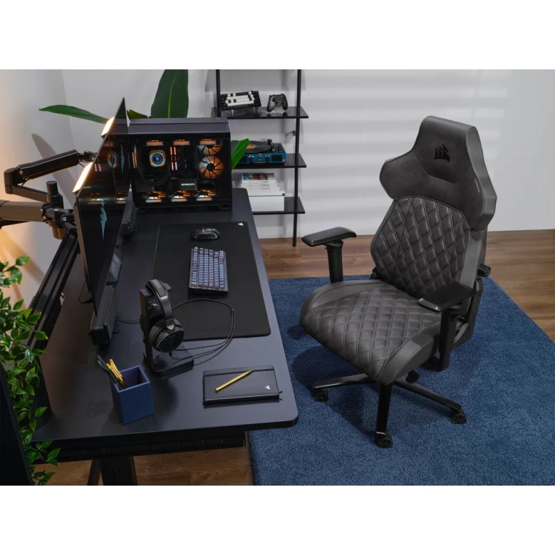 Corsair TC500 LUXE Siège de jeu sur PC Chaise avec assise rembourrée Noir