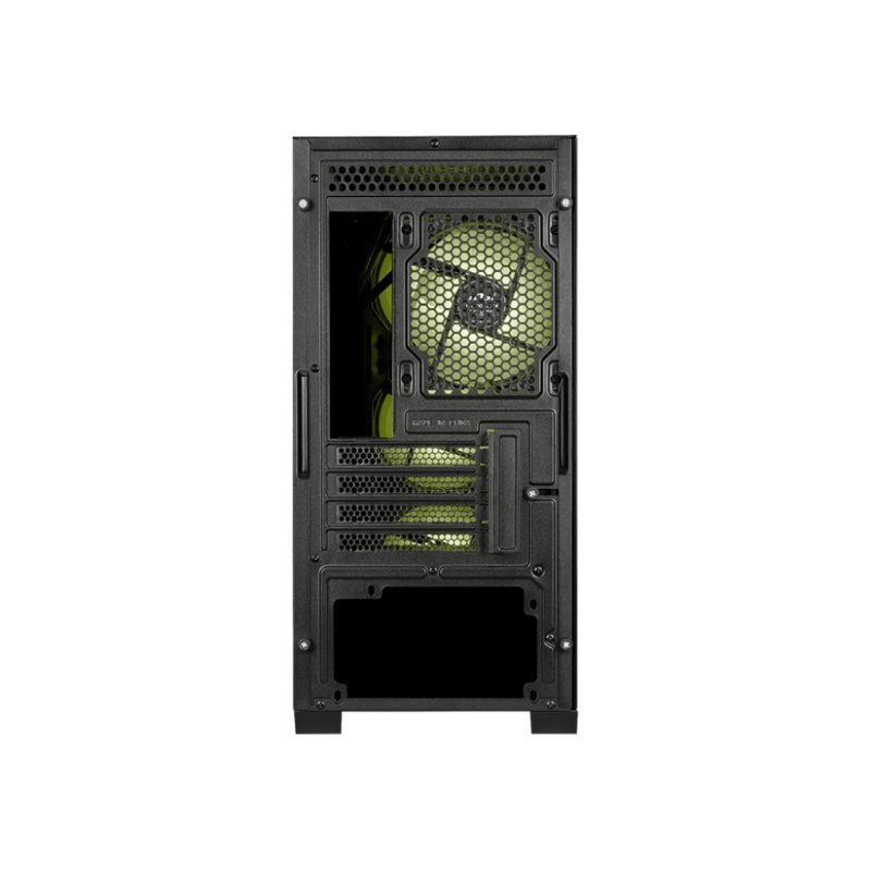 MSI MAG FORGE M120R AIRFLOW computer case Mini Tower Black, Transparent