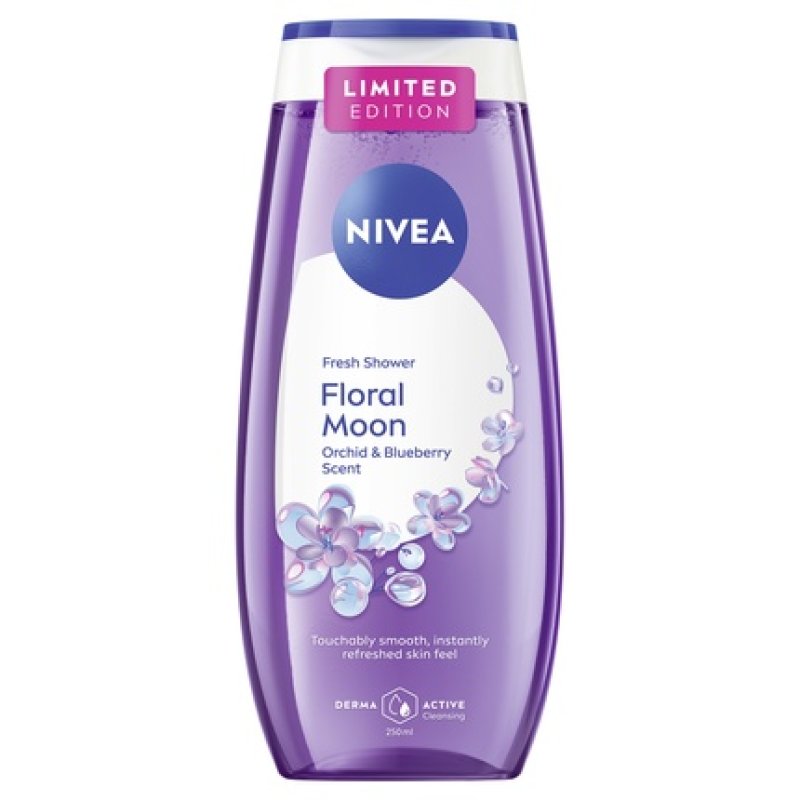 Nivea Shower Gel Floral Moon Fresh Orchid & Blueberry Scent