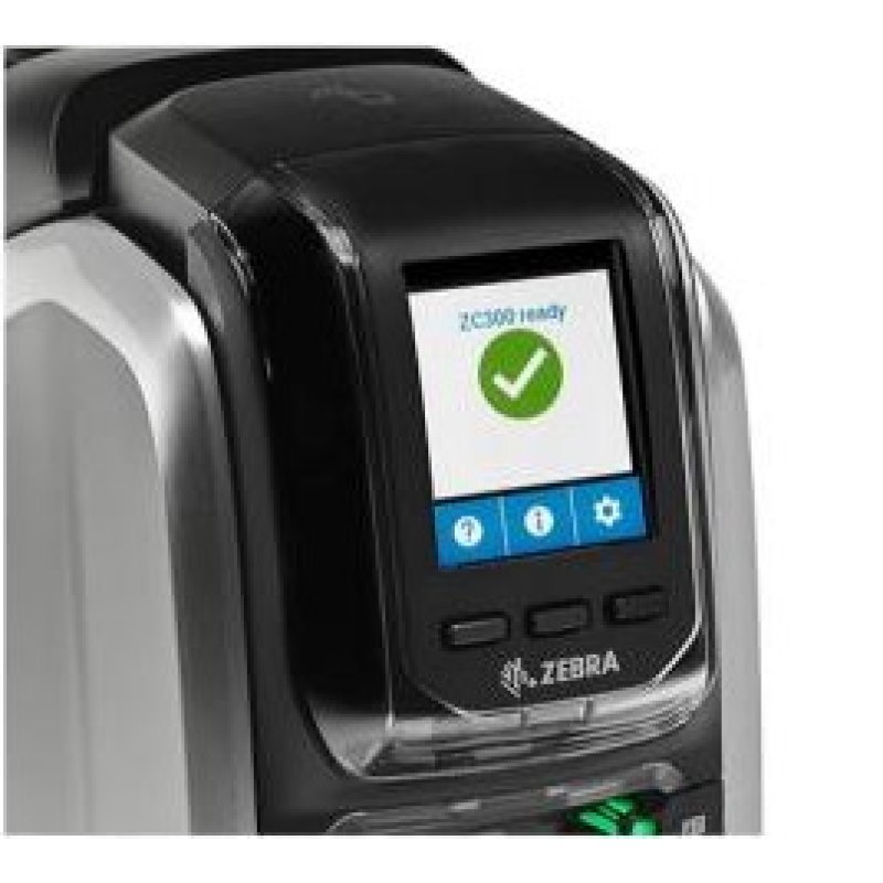 Zebra ZC300 - Plastikkartendrucker - Farbe - Thermosublimation/thermische Übertragung - CR-80 Card (85.6 x 54 mm)