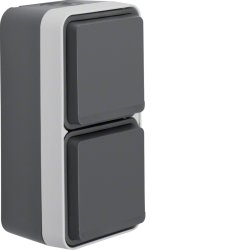 Hager 47703525 light switch Grey