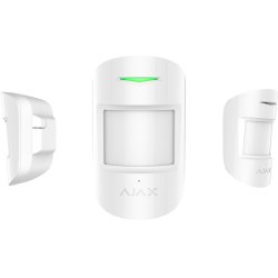 Ajax CombiProtect Capteur infrarouge passif (PIR) Sans fil Mur Blanc
