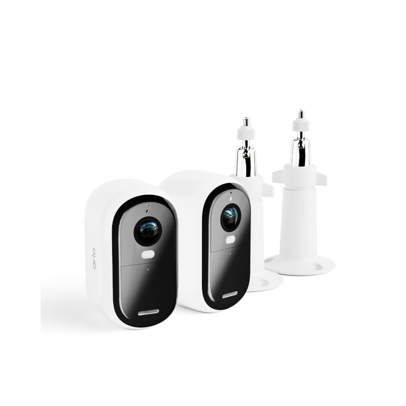 ARLO ESSENTIAL 2 FHD Outdoor Camera 2pack W/2-Wall Mount Retail BDL