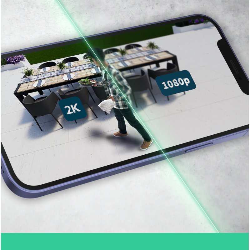 Arlo Essential XL Caméra de sécurité extérieure, pack de 2