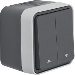 Berker 30753525 commutateur électrique Interrupteur à balancier 1P Gris