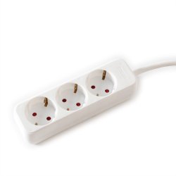 VALUE 19.99.1072 power extension 1.5 m 3 AC outlet(s) Indoor White