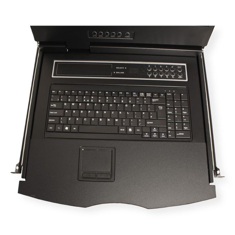 VALUE 26.99.0132 rack console 48.3 cm (19") 1366 x 768 pixels Black 1U