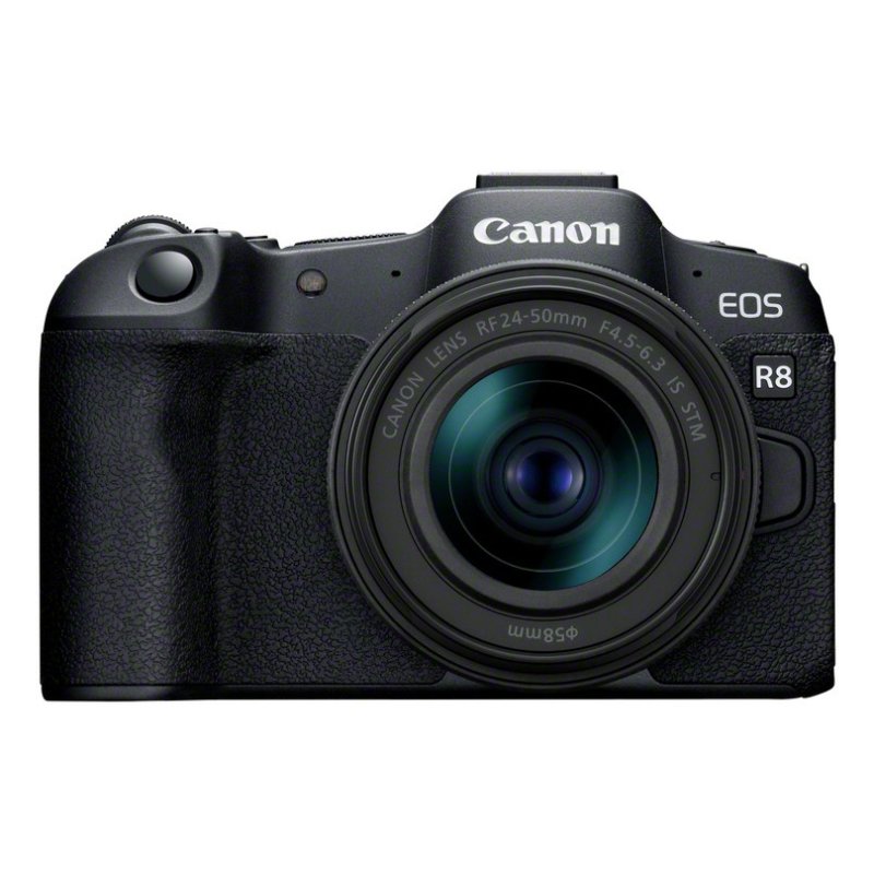 Canon EOS R8 RF 24-50mm F4.5-6.3 IS STM Kit MILC 24,2 MP CMOS 6000 x 4000 pixels Noir