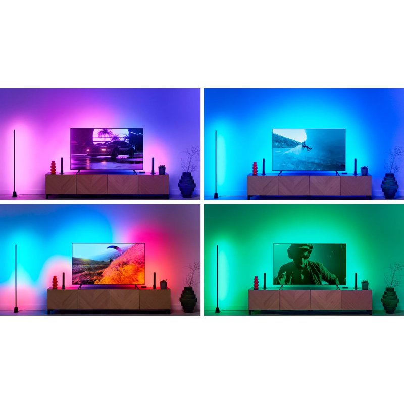 WiZ Sync Box HDMI avec rétroéclairage adaptés aux téléviseurs de 55 à 65 pouces