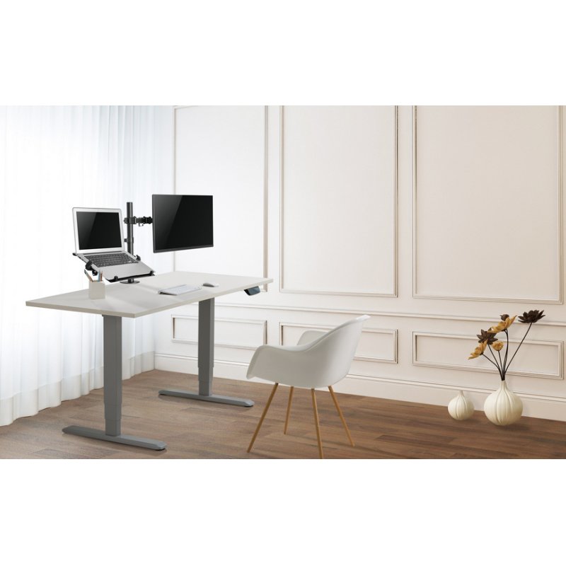 Equip Support de bureau pour moniteur, ordinateur portable, à bras articulé, 13"-32