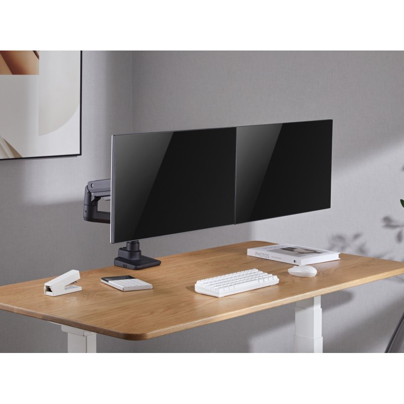 Equip Befestigungskit (Gelenkarm) - für 2 LCD-Displays/ Curved LCD-Displays - schwerlast - Kunststof