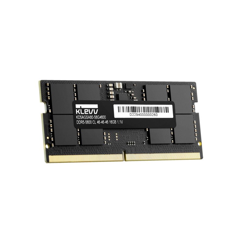 Klevv SO-DIMM memory module 32 GB 1 x 32 GB DDR5 5600 MT/s 262-pin SO-DIMM