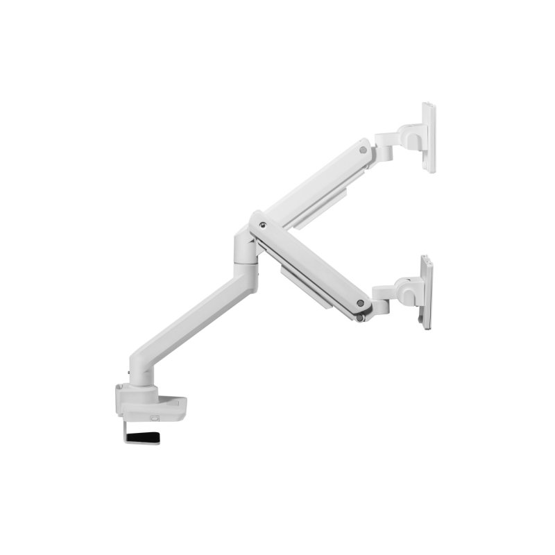 Equip 17"-49" Heavy-Duty Monitor Desk Mount Bracket, White
