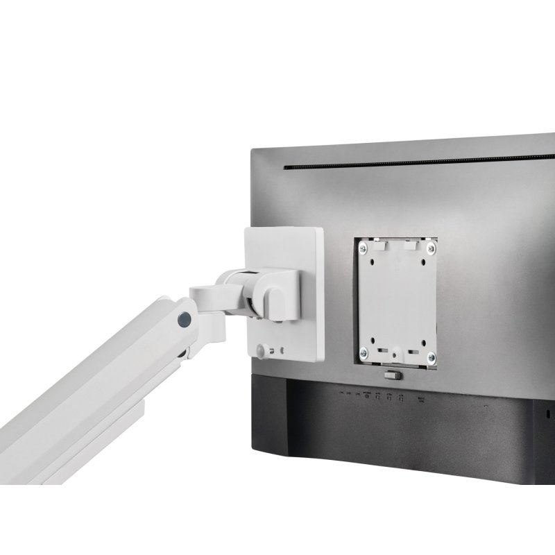 Equip 17"-49" Heavy-Duty Monitor Desk Mount Bracket, White