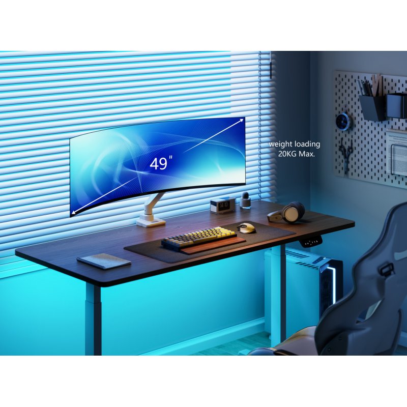 Equip Support de bureau pour moniteur robuste 17« -49 », blanc