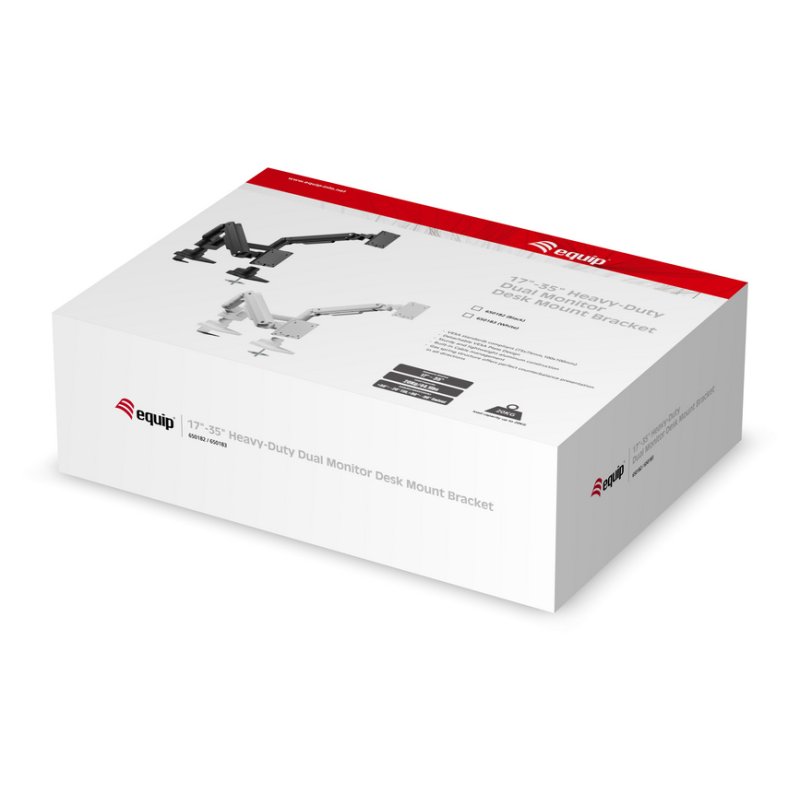 Equip Support de bureau pour moniteur robuste 17« -49 », blanc