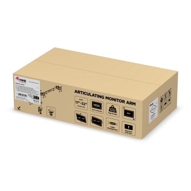 Equip Tischhalterung 17"-32"/3TFT 360° H.verst. 7Kg schwarz lite Retail