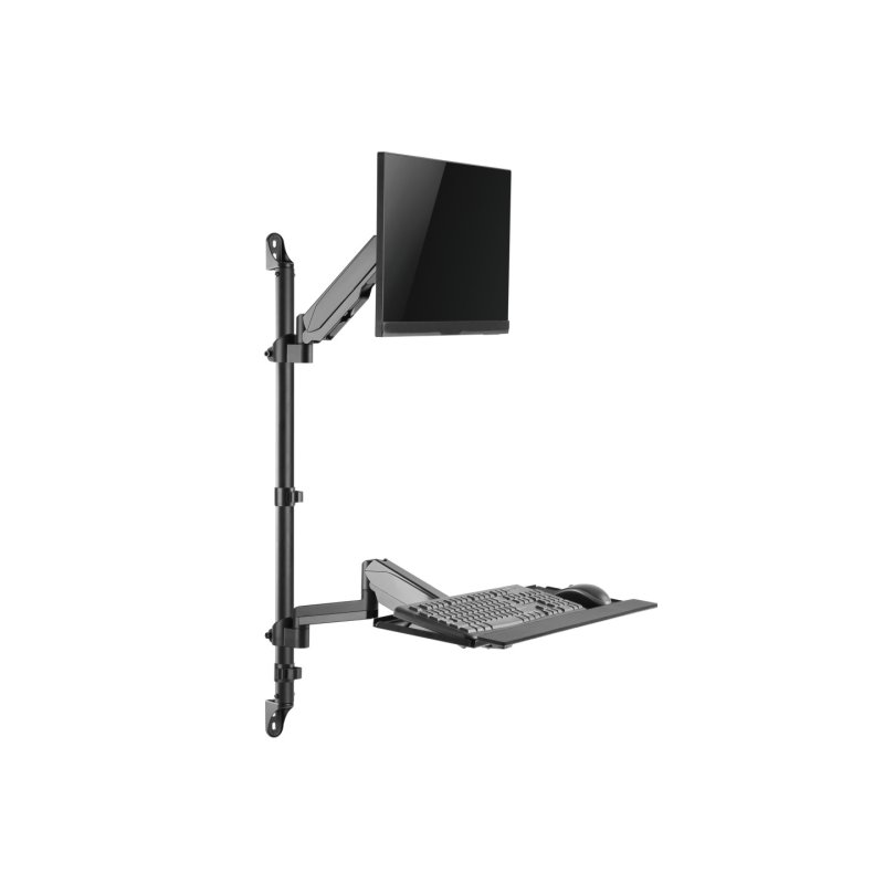 Equip Wandmontierte Workstation 17"-32"/1TFT 8Kg schwarz lite Retail