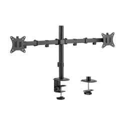 Equip 17"-32" Articulating Dual Monitor Desk Mount Bracket