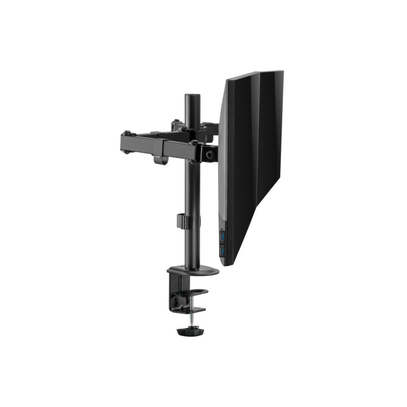Equip 17"-32" Articulating Dual Monitor Desk Mount Bracket