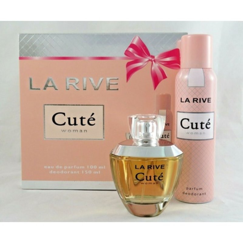 La Rive Cute Cuté Set 100ml Eau de Parfum Spray 150ml Deo Spray