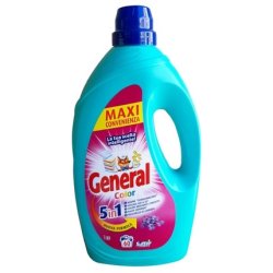 General Liquid Laundry Detergent 60 Mis Color