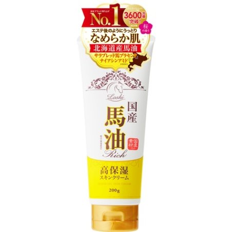 Cosmetex Roland Loshi Moist Aid Japanese Horse Oil Skin Cream N 200 G
