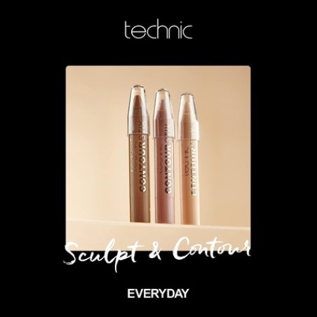 Technic Contour Stix Cream Contour Set - Pack of 3 Crayons for Contouring, Concealing, and Highlighting