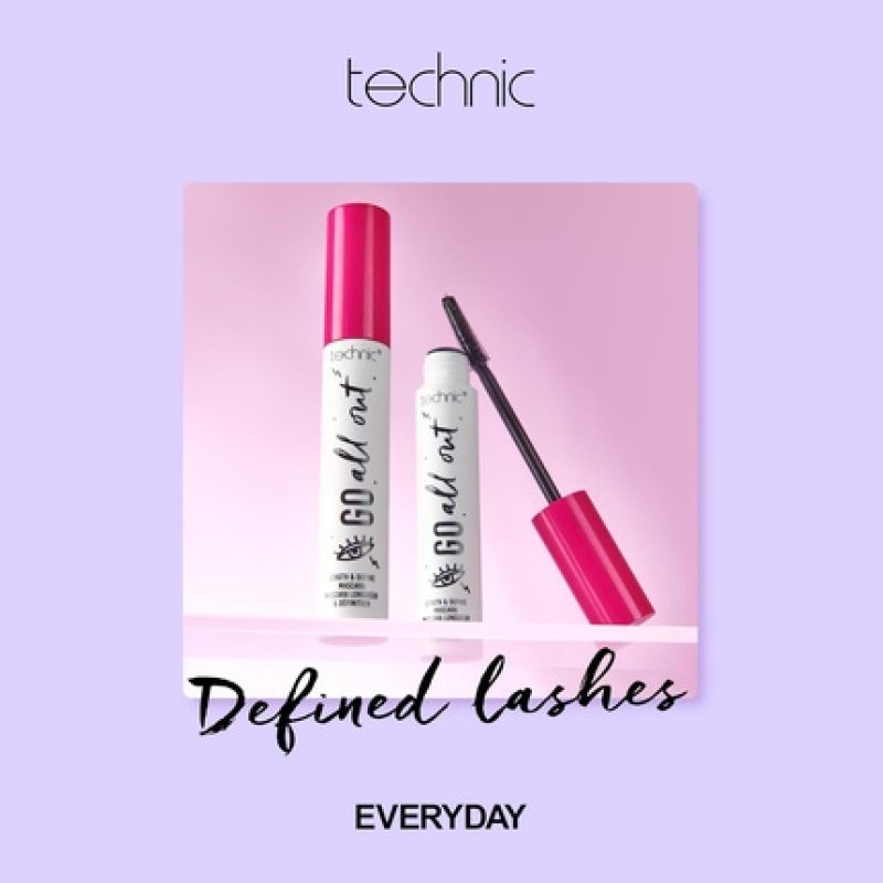 Technic Go All Out Length & Define Mascara
