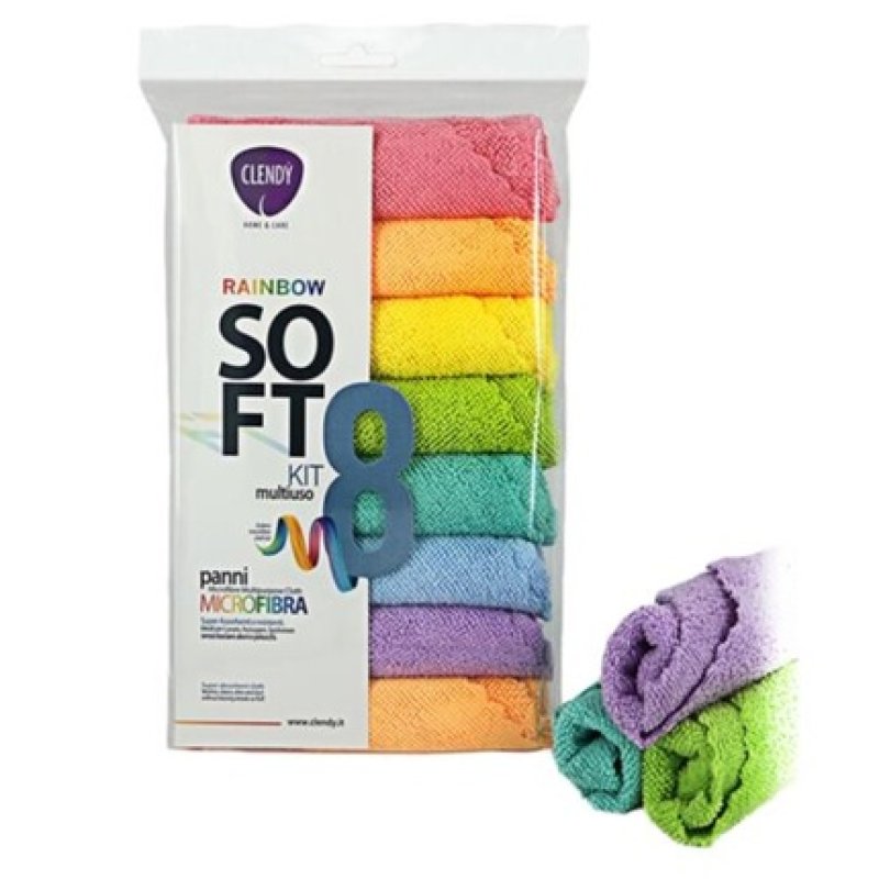 Clendy Microfiber Cloth Soft Color