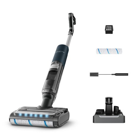 Rowenta X-Clean 7 GZ5735E0 stick vacuum/electric broom Battery Dry&wet Bagless 0.5 L Black, Chrome