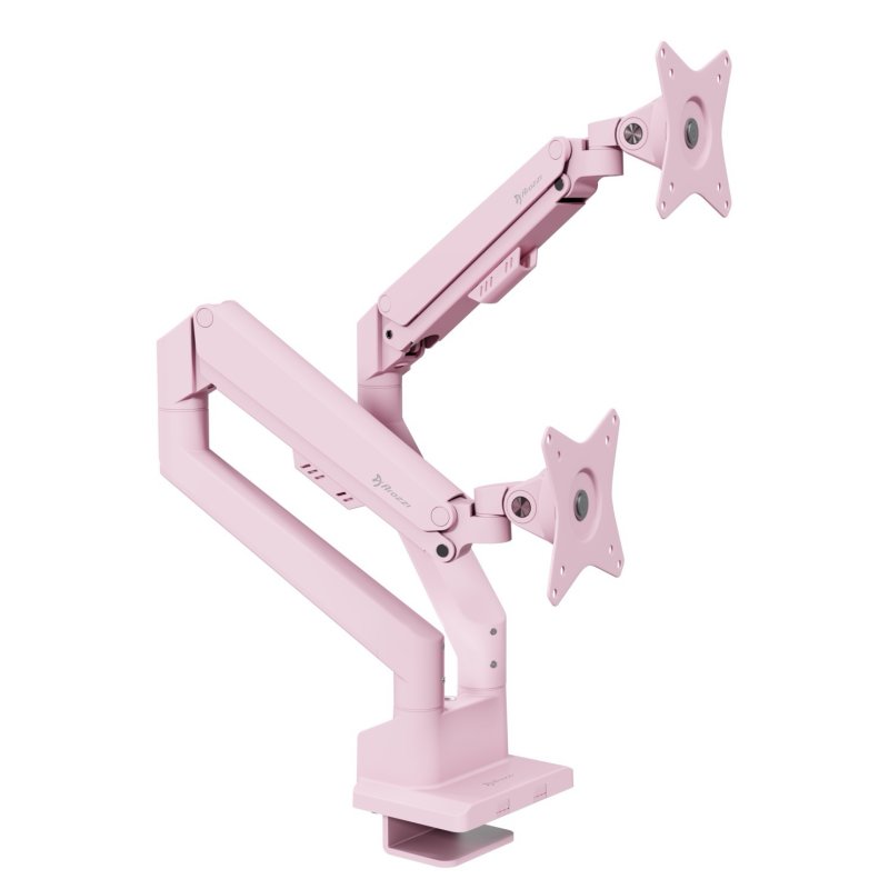 Arozzi AZ-ALZARE-NEO-DUO-PNK monitor mount / stand 81.3 cm (32") Desk Pink