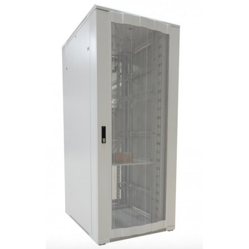 ALLNET Netzwerkschrank 19" 22HE B800/T1000mm perforierte Blechtüren Lichtgrau SNB-Serie