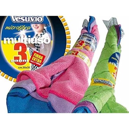 Vesuvio Tris Microfibre Cloths 30 x 35