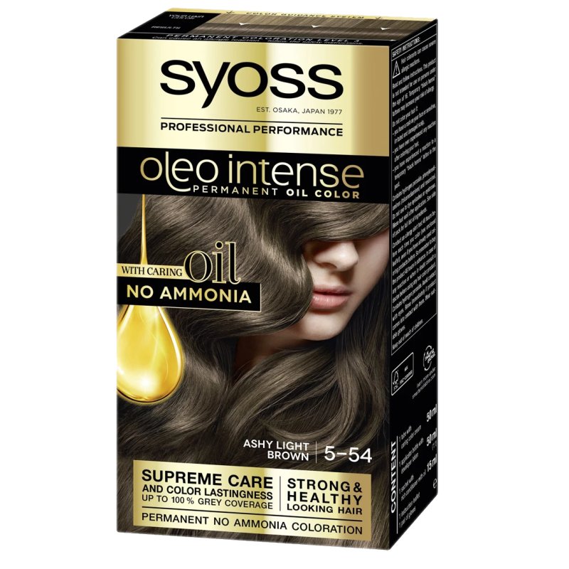 SYOSS Olio Intense Ashy Light Brown 5-54