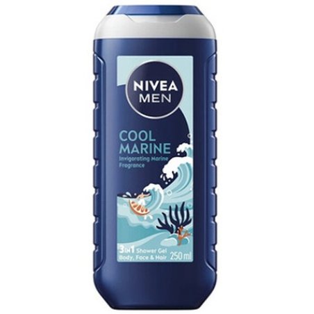 Nivea Men Cool Marine 3 In 1 Shower Gel