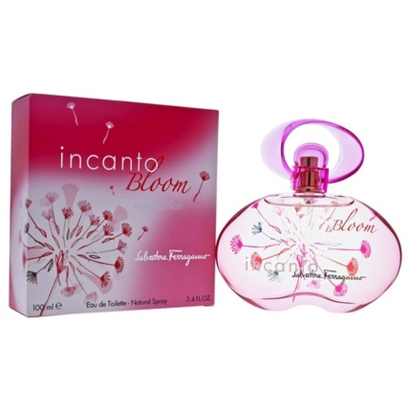 Salvatore Ferragamo Incanto Bloom Eau De Toilette Spray for Women 3.4 Ounce