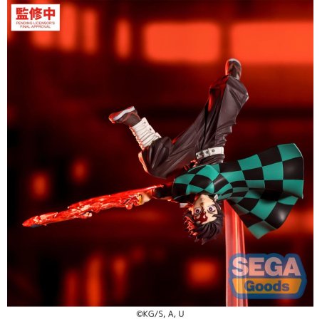 DEMON SLAYER - Tanjiro "Hinokami Kagura" - Figurine Luminasta 15cm