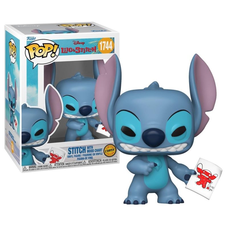 LILO & STITCH - POP Disney N° 1744 - Stitch with Mood Chart avec Chase