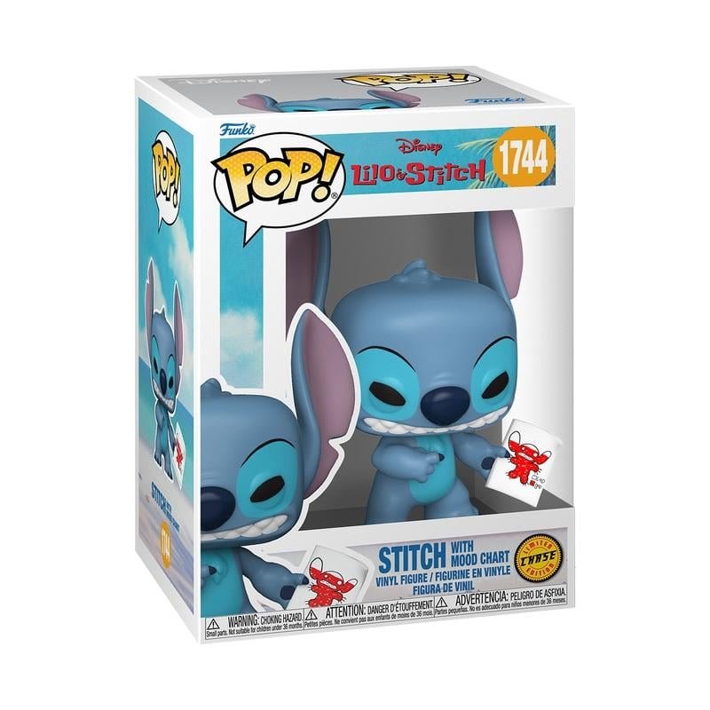 LILO & STITCH - POP Disney N° 1744 - Stitch with Mood Chart avec Chase