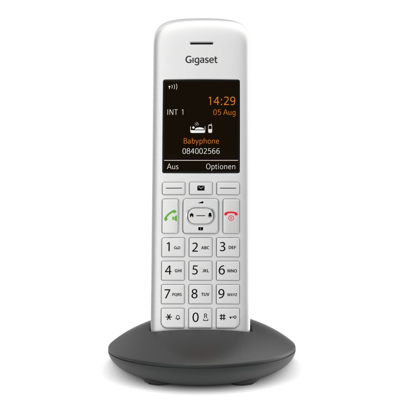 Gigaset CE575HX Téléphone DECT Identification de l'appelant Argent