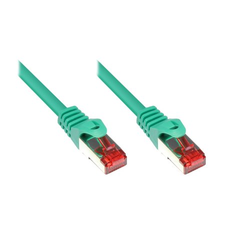 Alcasa S/FTP Cat6 1.5m networking cable Green S/FTP (S-STP)