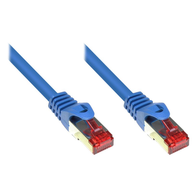 Alcasa 1.5m Cat6 S/FTP networking cable Blue S/FTP (S-STP)