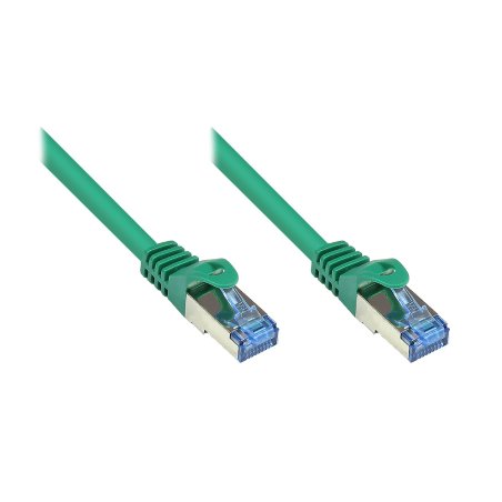 Alcasa Cat6a 1.5m câble de réseau Vert 1,5 m S/FTP (S-STP)