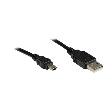 Good Connections USB2.0 Kabel A-Mini B5pol. schw. 0,15m