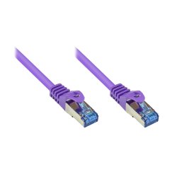 Alcasa Cat6a 5m networking cable Violet S/FTP (S-STP)